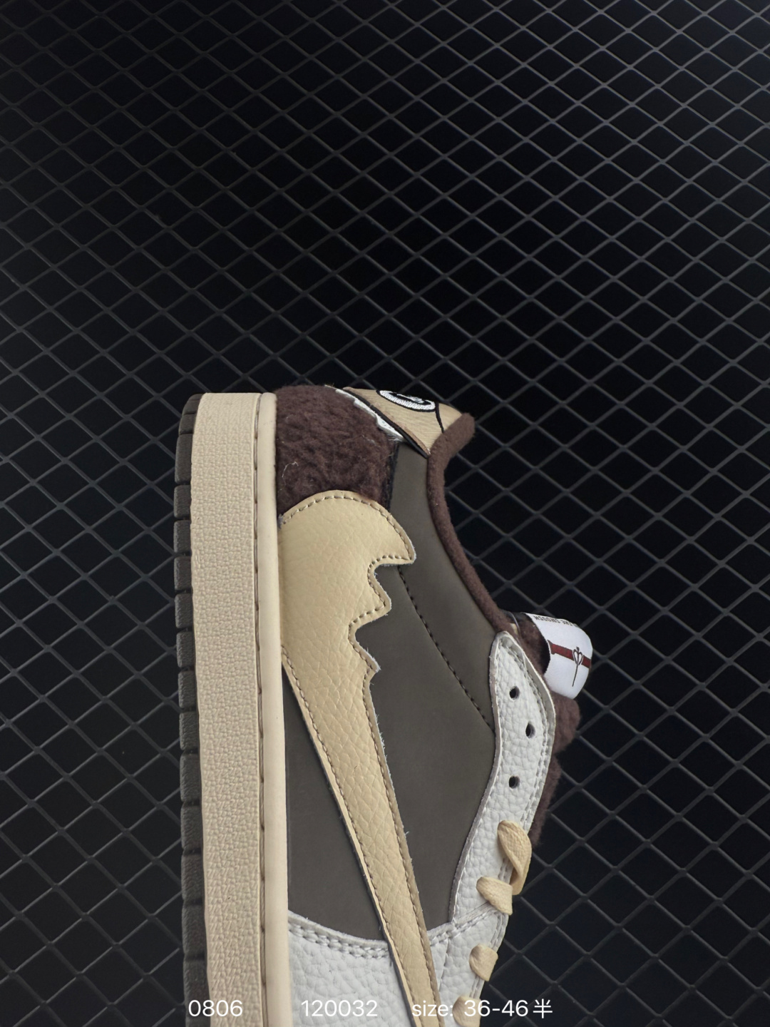 fragment design x Travis Scott x Nike Air Jordan 1 Low OG SP”Black/Green Toe“